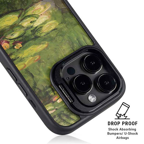 Monet - Waterlilies by Monet iPhone 16 Pro Kickstand Case